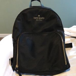 Late Spade Designer Black Backpack Like New